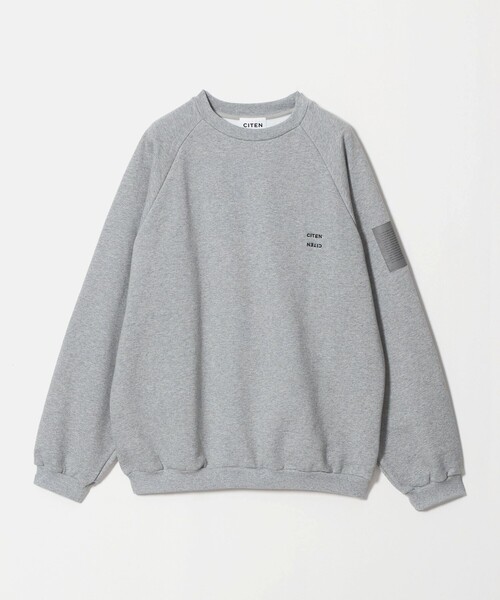 CITEN(シテン)の「<CITEN>フレンチミリタリーライトスウェットシャツ(スウェット・メンズ・ホワイト/グレー系/ブラック・M/L)」の11枚目の写真