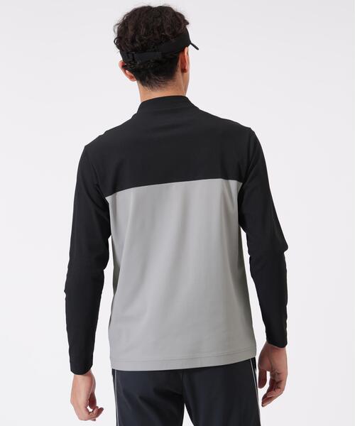 New Balance Golf(ニューバランスゴルフ)の「長袖 モックネック プルオーバー (MENS)(Tシャツ/カットソー・メンズ・グレー系その他3/ブラック・LARGE/X-LARGE/MEDIUM)」の3枚目の写真
