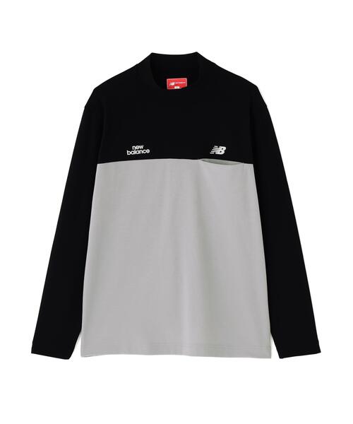 New Balance Golf(ニューバランスゴルフ)の「長袖 モックネック プルオーバー (MENS)(Tシャツ/カットソー・メンズ・グレー系その他3/ブラック・LARGE/X-LARGE/MEDIUM)」の6枚目の写真