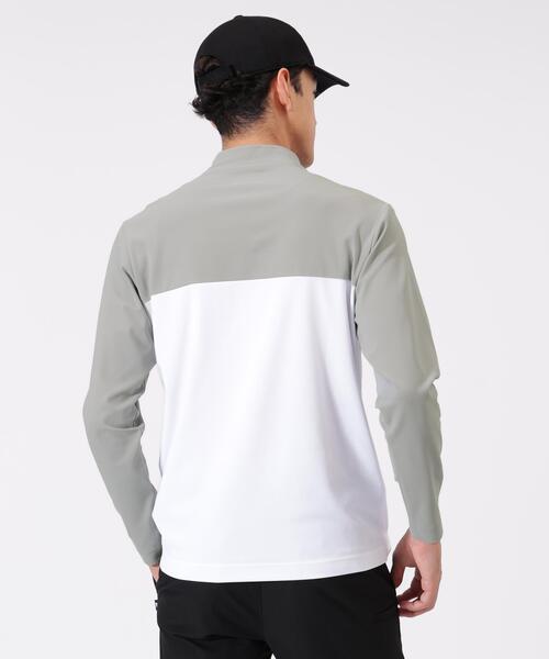 New Balance Golf(ニューバランスゴルフ)の「長袖 モックネック プルオーバー (MENS)(Tシャツ/カットソー・メンズ・グレー系その他3/ブラック・LARGE/X-LARGE/MEDIUM)」の8枚目の写真
