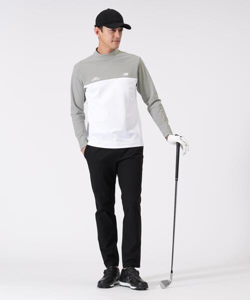 New Balance Golf(ニューバランスゴルフ)の「長袖 モックネック プルオーバー (MENS)(Tシャツ/カットソー・メンズ・グレー系その他3/ブラック・LARGE/X-LARGE/MEDIUM)」の9枚目の写真