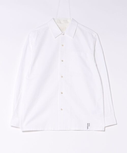 A.P.C.(アーペーセー)の「CHEMISE AMOS(シャツ/ブラウス・メンズ・ベージュ/ホワイト・M/L/S)」の1枚目の写真