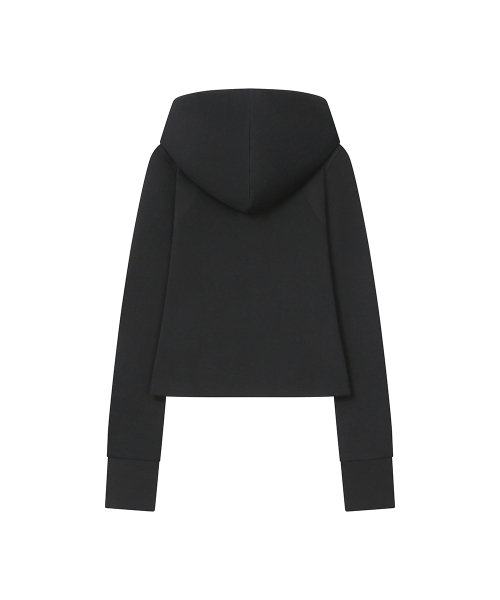 Miseki SEOUL（ミセキソウル）の「Double placket slim hoodie BLACK（パーカー・レディース・その他・1/2）」の3枚目の写真