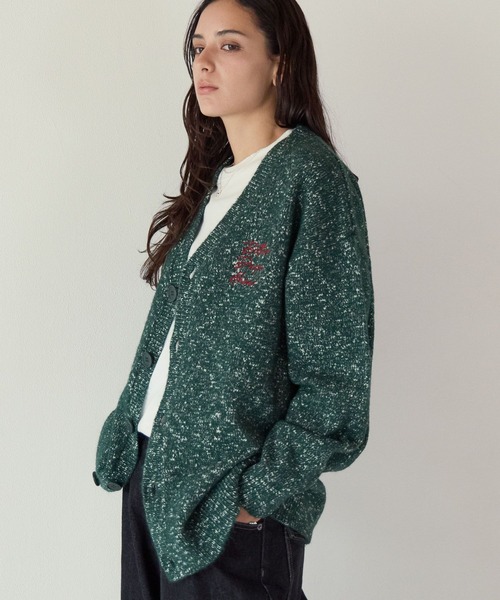 PBLIM(ページボーイリム)の「《UNISEX》フラワーシシュウカーディガン(カーディガン/ボレロ・レディース・グリーン/グレー・FREE)」の21枚目の写真