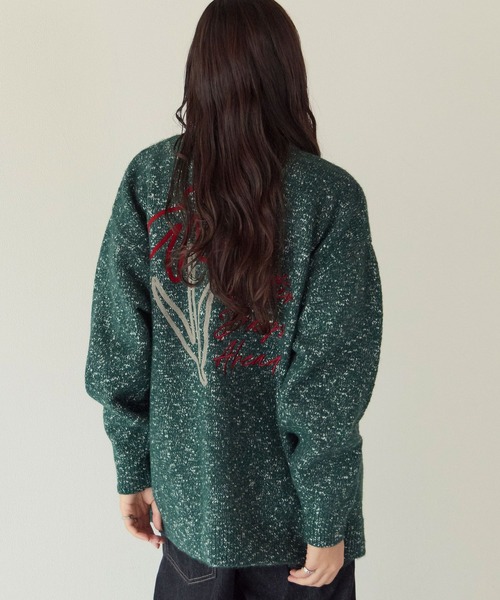PBLIM(ページボーイリム)の「《UNISEX》フラワーシシュウカーディガン(カーディガン/ボレロ・レディース・グリーン/グレー・FREE)」の22枚目の写真