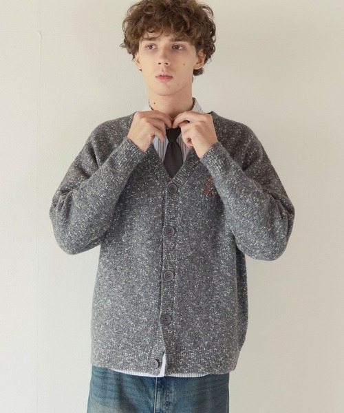 PBLIM(ページボーイリム)の「《UNISEX》フラワーシシュウカーディガン(カーディガン/ボレロ・レディース・グリーン/グレー・FREE)」の14枚目の写真