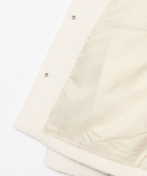 BEAUTY&YOUTH UNITED ARROWS(ビューティーアンドユースユナイテッドアローズ)の「ブークレ ノーカラーブルゾン(ブルゾン・レディース・ダークグレー/グレー系/オフホワイト・M/XS/S)」の8枚目の写真