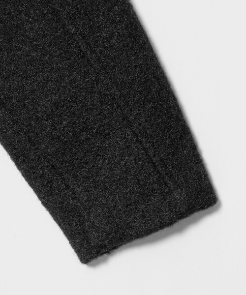 BEAUTY&YOUTH UNITED ARROWS(ビューティーアンドユースユナイテッドアローズ)の「ブークレ ノーカラーブルゾン(ブルゾン・レディース・ダークグレー/グレー系/オフホワイト・M/XS/S)」の13枚目の写真