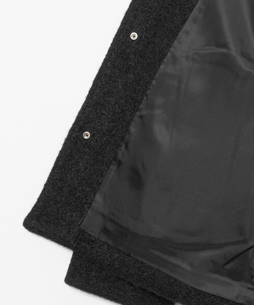BEAUTY&YOUTH UNITED ARROWS(ビューティーアンドユースユナイテッドアローズ)の「ブークレ ノーカラーブルゾン(ブルゾン・レディース・ダークグレー/グレー系/オフホワイト・M/XS/S)」の18枚目の写真