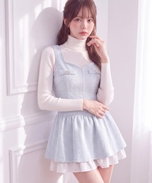 CLANE/クラネ】BONDED JUMPER SKIRT/ボンデッドジャンパースカート