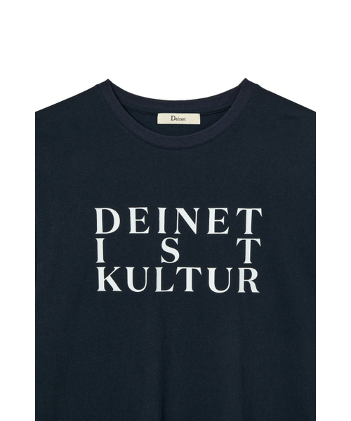 DEINET(ダイニット)の「BI GRAPHIC OVERSIZED T-SHIRT IN NAVY(Tシャツ/カットソー・レディース・その他・FREE)」の4枚目の写真