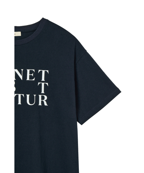 DEINET(ダイニット)の「BI GRAPHIC OVERSIZED T-SHIRT IN NAVY(Tシャツ/カットソー・レディース・その他・FREE)」の5枚目の写真