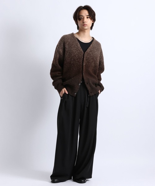 RAGEBLUE(レイジブルー)の「GRADIENT BRUSHED KNIT CARDIGAN/グラデーション起毛ニットカーディガン(カーディガン/ボレロ・メンズ・グレー/ブラック/ブラウン・LARGE/MEDIUM)」の20枚目の写真