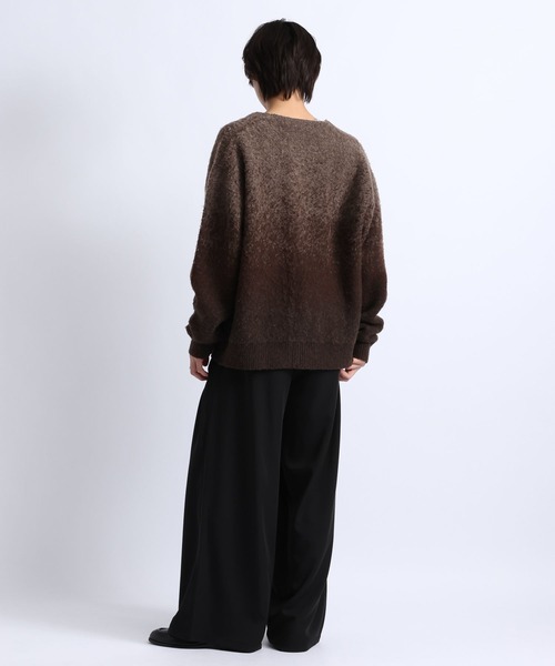 RAGEBLUE(レイジブルー)の「GRADIENT BRUSHED KNIT CARDIGAN/グラデーション起毛ニットカーディガン(カーディガン/ボレロ・メンズ・グレー/ブラック/ブラウン・LARGE/MEDIUM)」の21枚目の写真