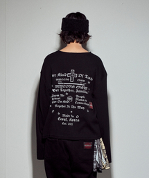 MWOONG（ムン）の「クロスヘビーワッフル LS-BK（Tシャツ/カットソー）」