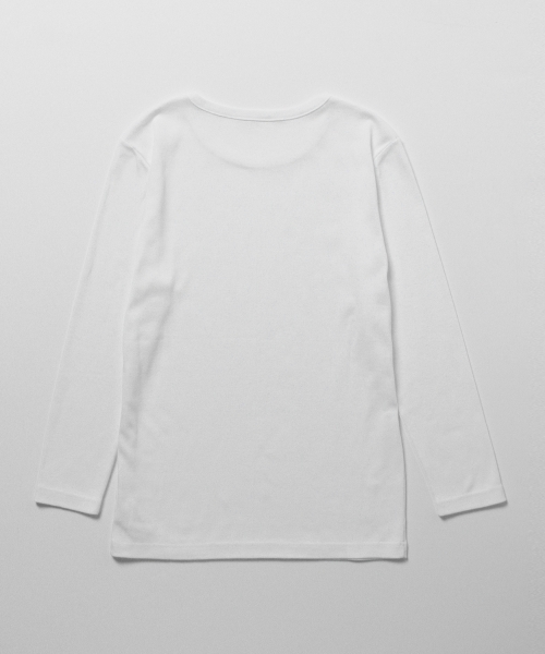 BEAMS LIGHTS Women's(ビームスライツ ウィメンズ)の「BEAMS LIGHTS×CHANTECLAIR / 天竺ロングスリーブ Tシャツ(Tシャツ/カットソー・レディース・ホワイト/ブラック/その他1・ONE SIZE)」の5枚目の写真