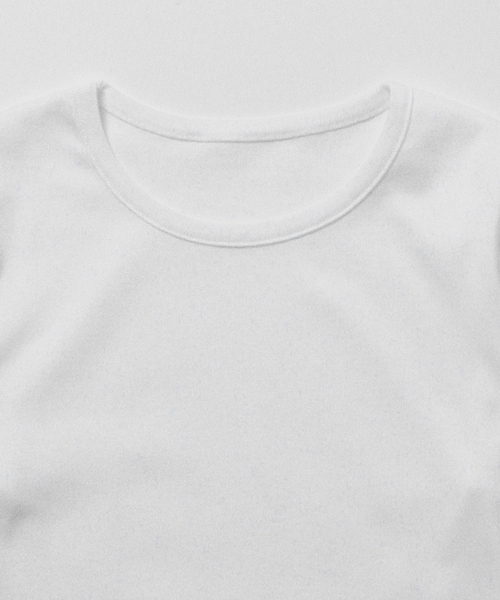 BEAMS LIGHTS Women's(ビームスライツ ウィメンズ)の「BEAMS LIGHTS×CHANTECLAIR / 天竺ロングスリーブ Tシャツ(Tシャツ/カットソー・レディース・ホワイト/ブラック/その他1・ONE SIZE)」の6枚目の写真