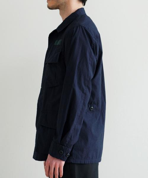 green label relaxing（グリーンレーベルリラクシング）の「BC MINI/RIP ファティーグジャケット◆（ミリタリージャケット・メンズ・ネイビー/オリーブ・LARGE/MEDIUM/SMALL）」の4枚目の写真