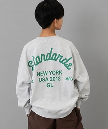 GLAZOS（グラソス）の「バックステッチ刺繍トレーナー（スウェット）」