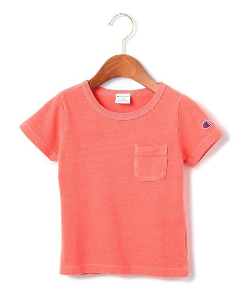 Champion(チャンピオン)の「【Champion(チャンピオン)】 セイヒンゾメポケット Tシャツ◆(Tシャツ/カットソー・キッズ・ホワイト/ピンク/コバルトブルー・130cm/100cm/120cm/110cm)」の3枚目の写真