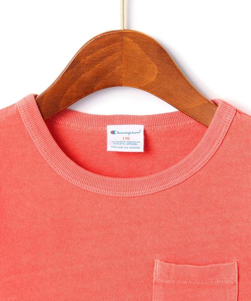Champion(チャンピオン)の「【Champion(チャンピオン)】 セイヒンゾメポケット Tシャツ◆(Tシャツ/カットソー・キッズ・ホワイト/ピンク/コバルトブルー・130cm/100cm/120cm/110cm)」の5枚目の写真