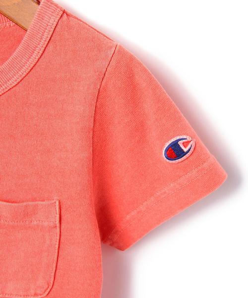 Champion(チャンピオン)の「【Champion(チャンピオン)】 セイヒンゾメポケット Tシャツ◆(Tシャツ/カットソー・キッズ・ホワイト/ピンク/コバルトブルー・130cm/100cm/120cm/110cm)」の6枚目の写真