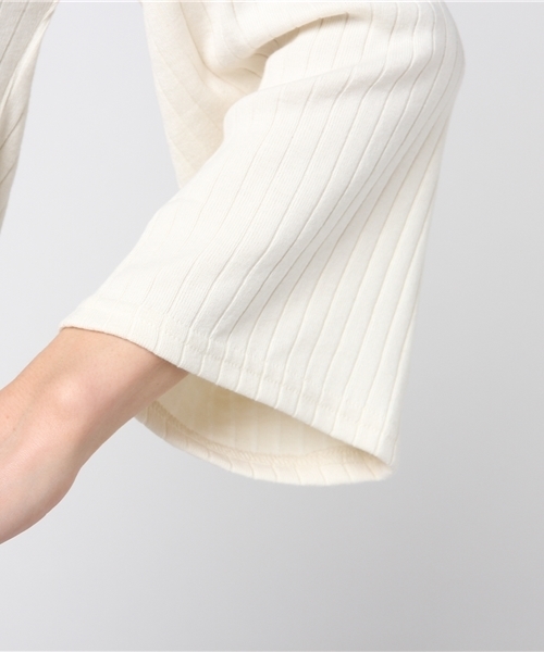 VENCEEXCHANGE（ヴァンスエクスチェンジ）の「バックストラッピープルオーバー                  （Tシャツ/カットソー・レディース・レッド/オフホワイト/ブラック/イエロー・MEDIUM）」の10枚目の写真