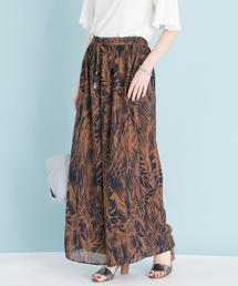 URBAN RESEARCH |  UR リーフプリントギャザーパンツ(その他パンツ)