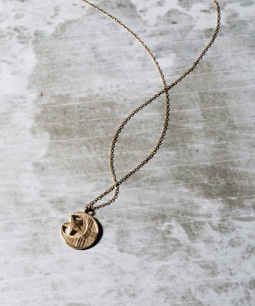 Goodness グッドネス の Goodness グッドネス K10 イエローゴールド アミュレットコイン 星月 ネックレス ネックレス Wear