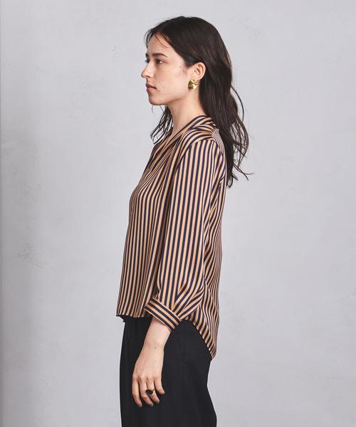 新品未使用タグ付き⭐︎ユナイテッドアローズ ロンドンストライプ Vネックブラウス UNITED ARROWS（ユナイテッドアローズ）の「UBCB ロンドン