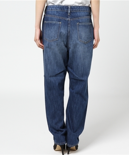 earth music&ecology（アースミュージックアンドエコロジー）の「USA COTTONデニムパンツ(テーパード)（デニムパンツ・レディース・インディゴブルー・S/L/M）」の10枚目の写真