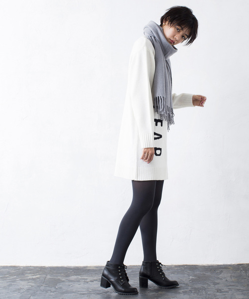 WEGO（ウィゴー）の「WEGO/カシミヤタッチストール（ストール/ショール・レディース・グリーン/ブラック/ホワイト/グレー/ネイビー/キャメル/ライトピンク/ワイン・FREE）」の19枚目の写真