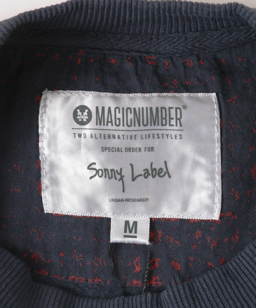 URBAN RESEARCH Sonny Label(アーバンリサーチサニーレーベル)の「MAGIC NUMBER×Sonny Label Over Dye Stitch Sweat(スウェット・メンズ・ネイビー/グレー・MEDIUM/LARGE)」の4枚目の写真