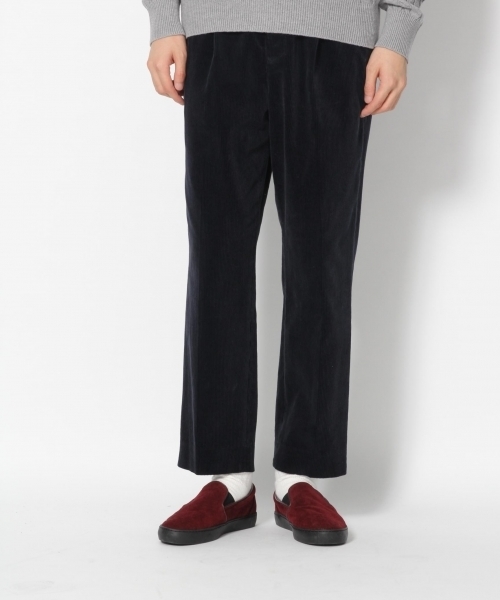 GLOBAL WORK(グローバルワーク)の「ストレッチコーデュロイワイドパンツ(その他パンツ・メンズ・ネイビー/グリーン/ブラウン・MEDIUM/LARGE/SMALL)」の18枚目の写真