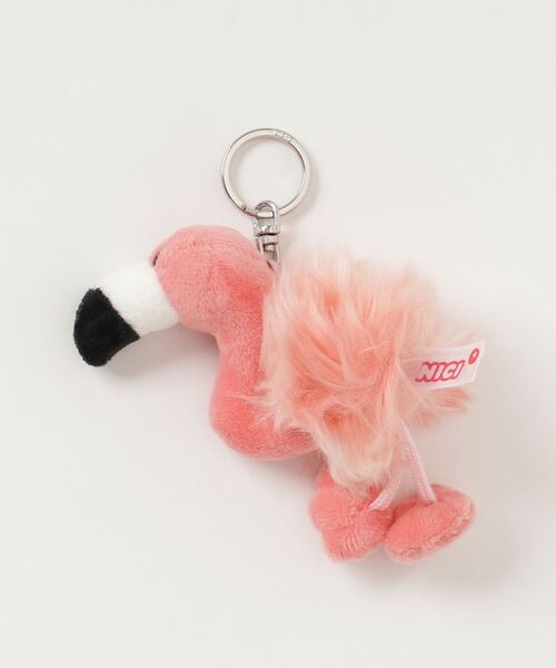 nici(ニキ)の「NICI/BB フラミンゴ キーリング 10cm(キーホルダー・レディース・ピンク・ONE SIZE)」の2枚目の写真