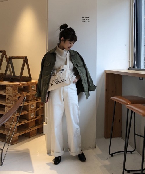 TODAYFUL（トゥデイフル）の「Vintageサコッシュバッグ（トートバッグ・レディース・オフホワイト/グレー/ネイビー/キャメル・FREE）」の20枚目の写真