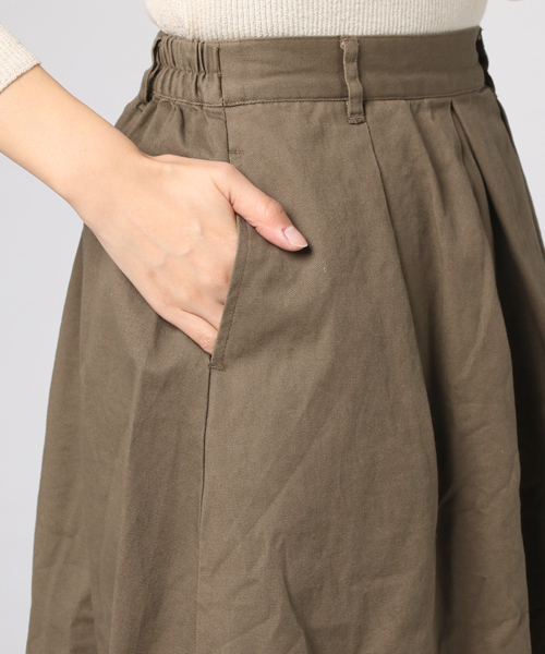WEGO(ウィゴー)の「WEGO/【2点セット】ベルトビスチェロングチノスカート(スカート・レディース・ベージュ/カーキ・FREE)」の4枚目の写真
