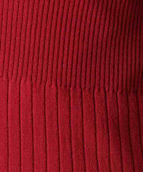 NARACAMICIE（ナラカミーチェ）の「3段切り替えリブＶカーディガン（カーディガン/ボレロ・レディース・レッド/ブラック/ホワイト・MEDIUM/LARGE）」の12枚目の写真