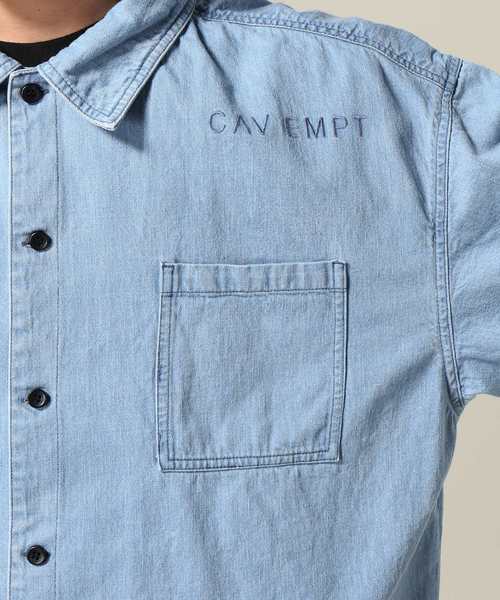 C.E（シーイー）の「CE / シーイー WASHED SHIRS デニムジャケット（ブルゾン・メンズ・サックスブルー・LARGE/MEDIUM）」の6枚目の写真