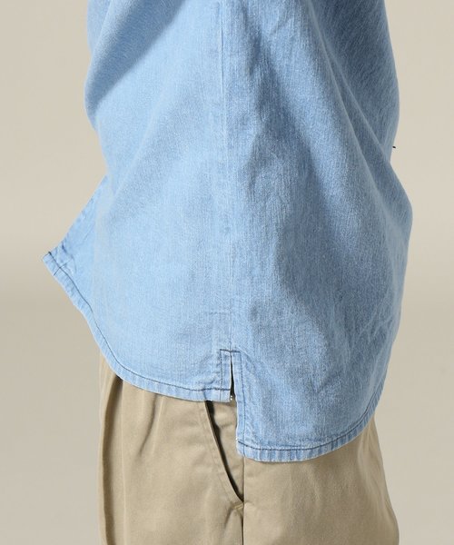 C.E（シーイー）の「CE / シーイー WASHED SHIRS デニムジャケット（ブルゾン・メンズ・サックスブルー・LARGE/MEDIUM）」の7枚目の写真