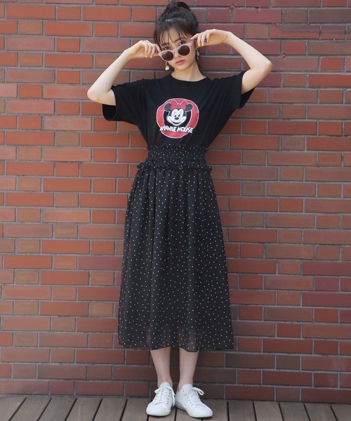 one after another NICE CLAUP（ワンアフターアナザーナイスクラップ）の「柄アソートシフォンスカート（スカート・レディース・ブラック系その他/ブラウン系その他/ベージュ系その他/レッド系その他・FREE）」の15枚目の写真