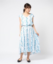 Tonal トーナル の ジオメトリックハイビスカスワンピース ワンピース Wear