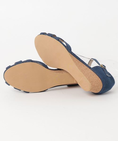 KOBE LETTUCE(コウベレタス)の「カッティングベルトパンプス(パンプス・レディース・ベージュ/キャメル/ブラック/イエロー系その他/ブルー系その他/パイソン・L/LL/M/S)」の8枚目の写真