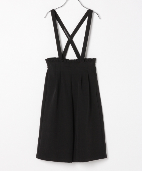 GLOBAL WORK（グローバルワーク）の「【キッズ】サスツキワイドパンツ/801377（その他パンツ・キッズ・ブラック/ブラウン・MEDIUM/LARGE/X-LARGE/SMALL/XX-LARGE）」の2枚目の写真