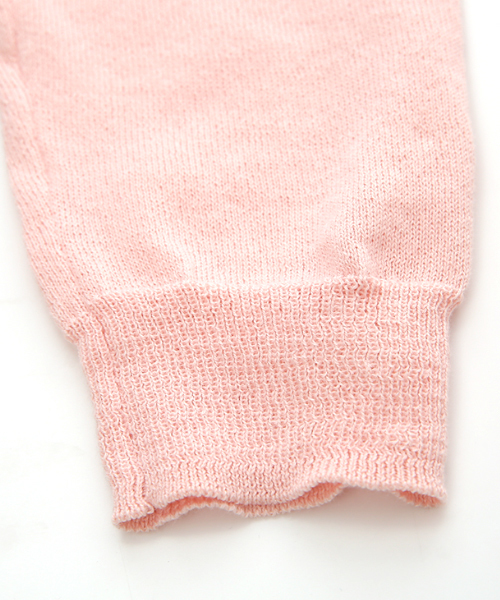 Luz Llena（ラズレナ）の「クルーネック・ニットプルオーバー（ニット/セーター・レディース・イエロー/オフホワイト/ピンク・MEDIUM）」の8枚目の写真