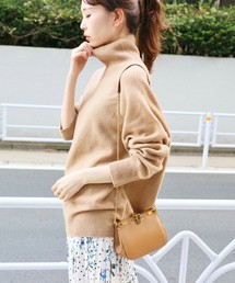 IENA | コクーンハイネックプルオーバー◆(ニット/セーター)