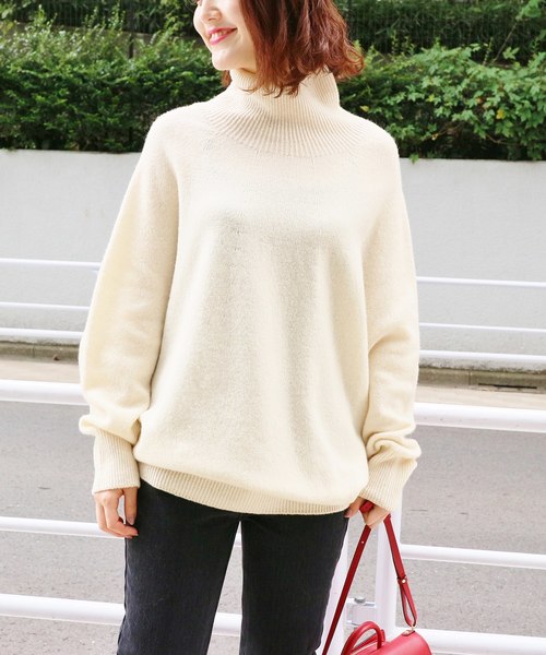 IENA - イエナ  コクーンハイネックプルオーバー IENA（イエナ）の「コクーンハイネックプルオーバー◇（ニット