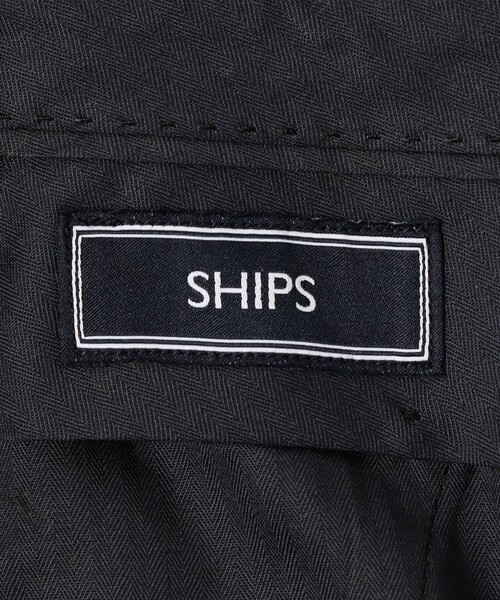 SHIPS(シップス)の「SD: 【CANONICO】ライト サキソニー ソリッドノープリーツ パンツ(ダークグレー)(その他パンツ・メンズ・ダークグレー・44/46/48/42)」の9枚目の写真