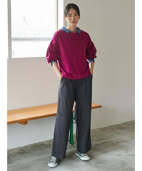 AMERICAN HOLIC（アメリカンホリック）の「袖タック裏毛プルオーバー（Tシャツ/カットソー・レディース・ブラック/ピンク/モカ/ホワイト系その他・FREE）」の8枚目の写真