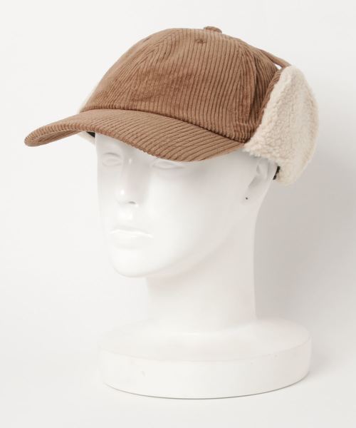 WEGO（ウィゴー）の「WEGO/コーデュロイドッグイヤーキャップ（キャップ・レディース・ブラック/キャメル/グレー・FREE）」の7枚目の写真